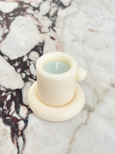 將圖片載入圖庫檢視器 Cup & Coaster Candle 韓式杯子杯墊蠟燭