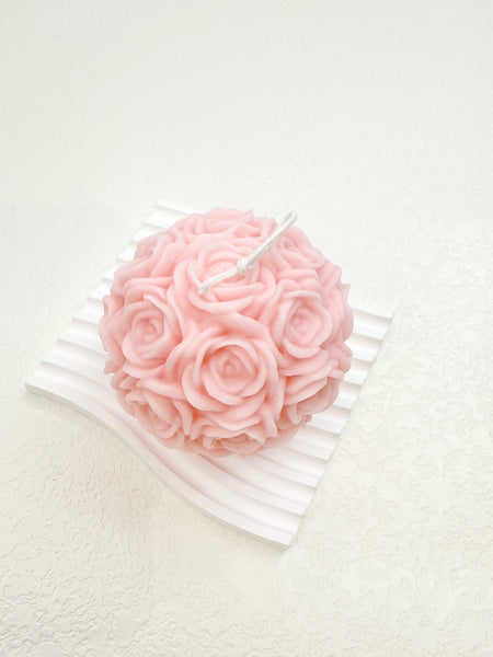 Round Rose Bouquet Candle 大花球蠟燭