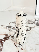 Load image into Gallery viewer, Black and White Splash Candle
