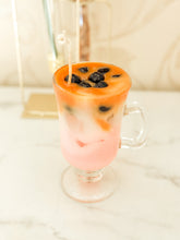 Load image into Gallery viewer, Strawberry Latte with Boba Candle
