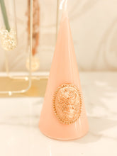 Load image into Gallery viewer, Little Jane Cameo Candle - Cone Pillar
