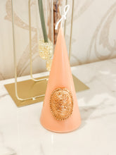 Load image into Gallery viewer, Little Jane Cameo Candle - Cone Pillar
