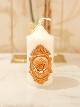 Load image into Gallery viewer, La Rose Cameo Candle - Dome Pillar
