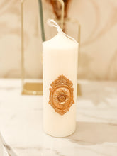 Load image into Gallery viewer, La Rose Cameo Candle - Tall Dome Pillar
