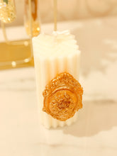 Load image into Gallery viewer, La Rose Cameo Candle - Braided Pillar
